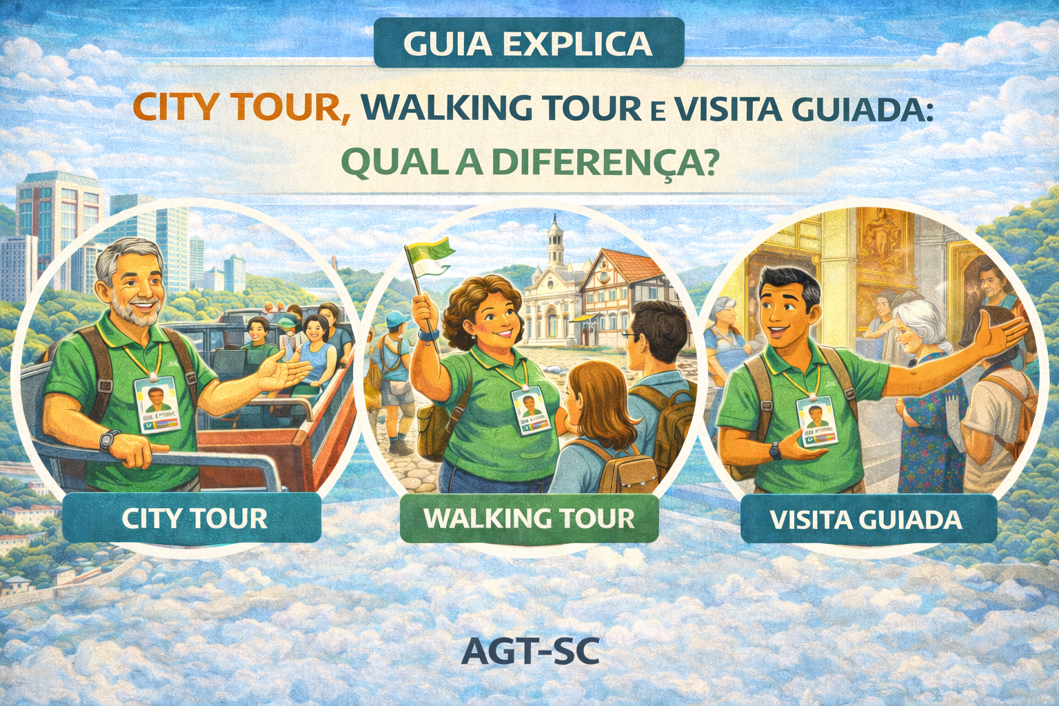 CITY TOUR, WALKING TOUR OU VISITA GUIADA: ENTENDA AS DIFERENÇAS