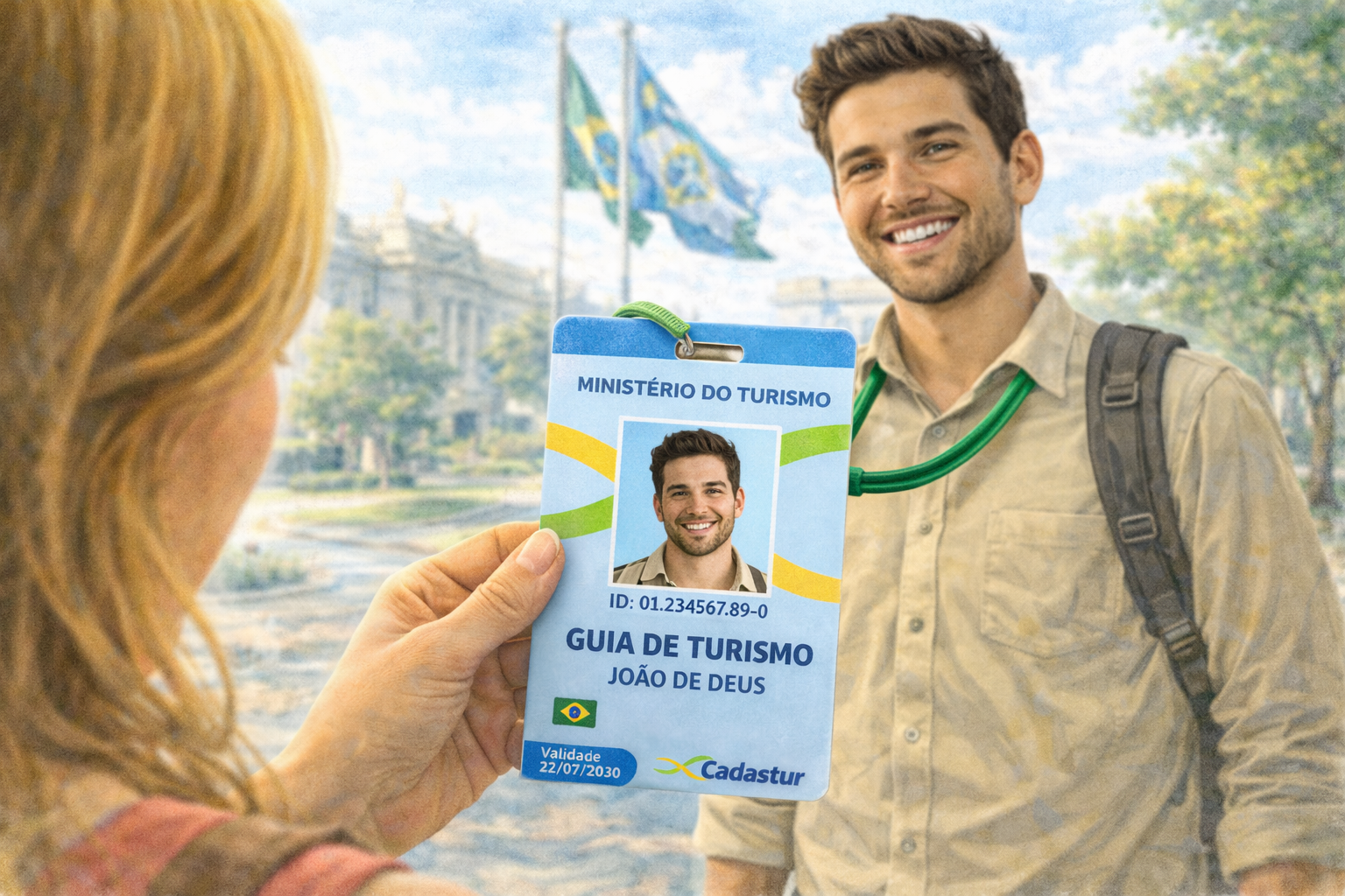 Como identificar um Guia de Turismo