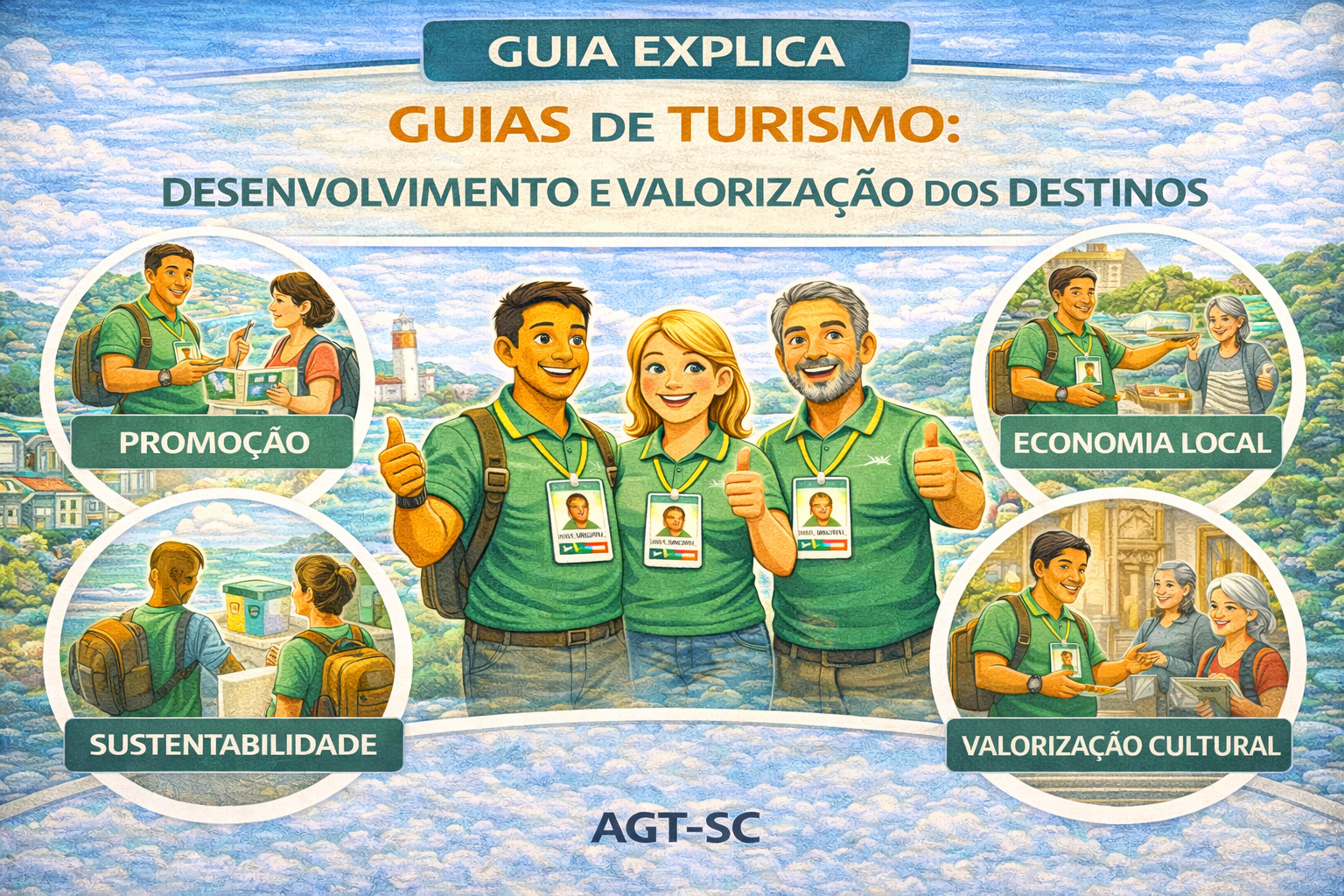GUIAS DE TURISMO: DESENVOLVIMENTO E VALORIZAÇÃO DOS DESTINOS