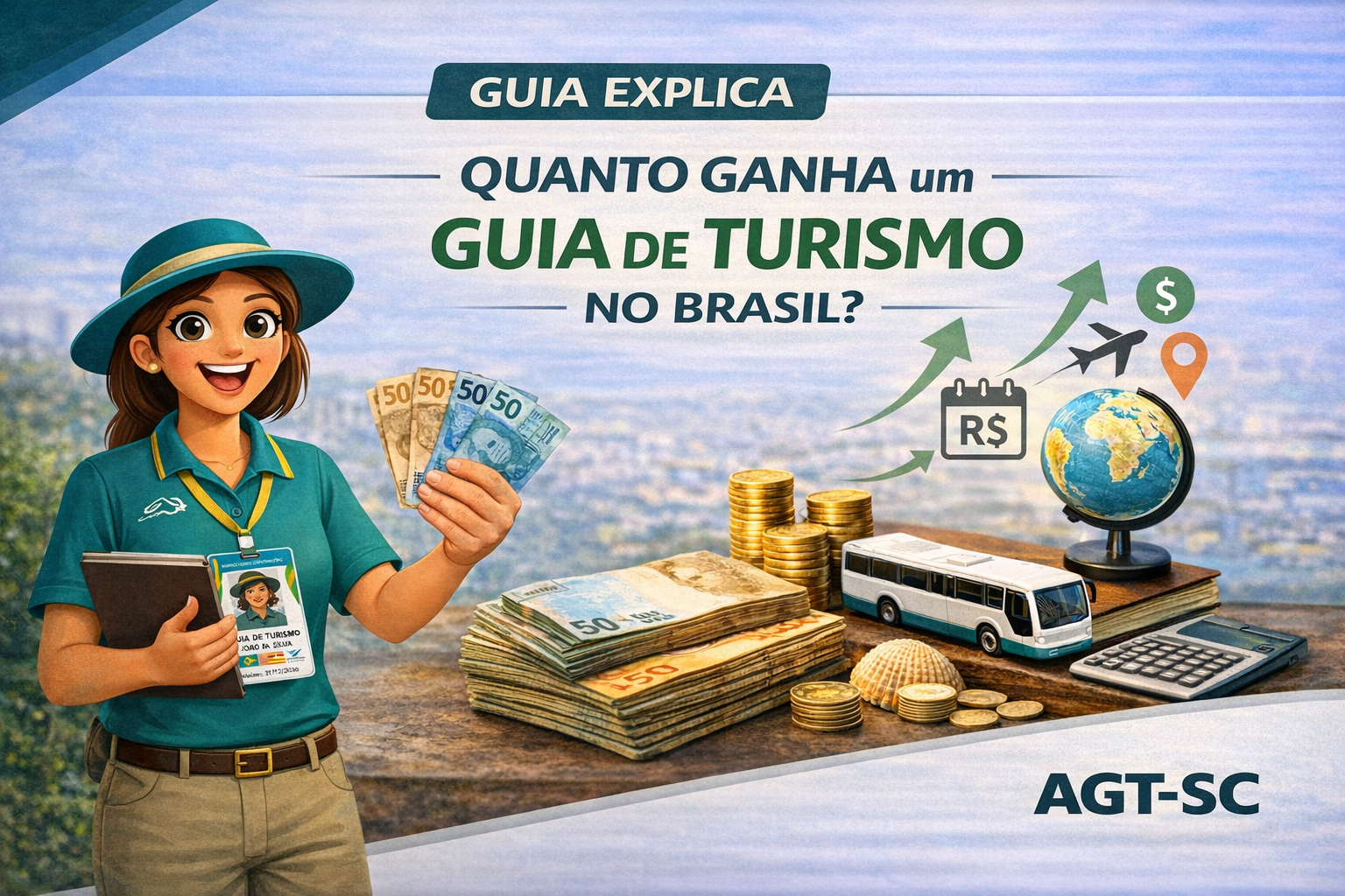 QUANTO GANHA UM GUIA DE TURISMO NO BRASIL?