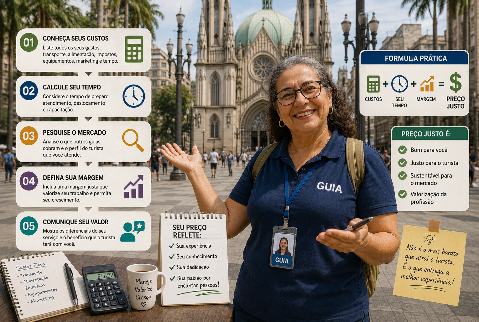 Guia de Turismo - Como definir seu preço na prática