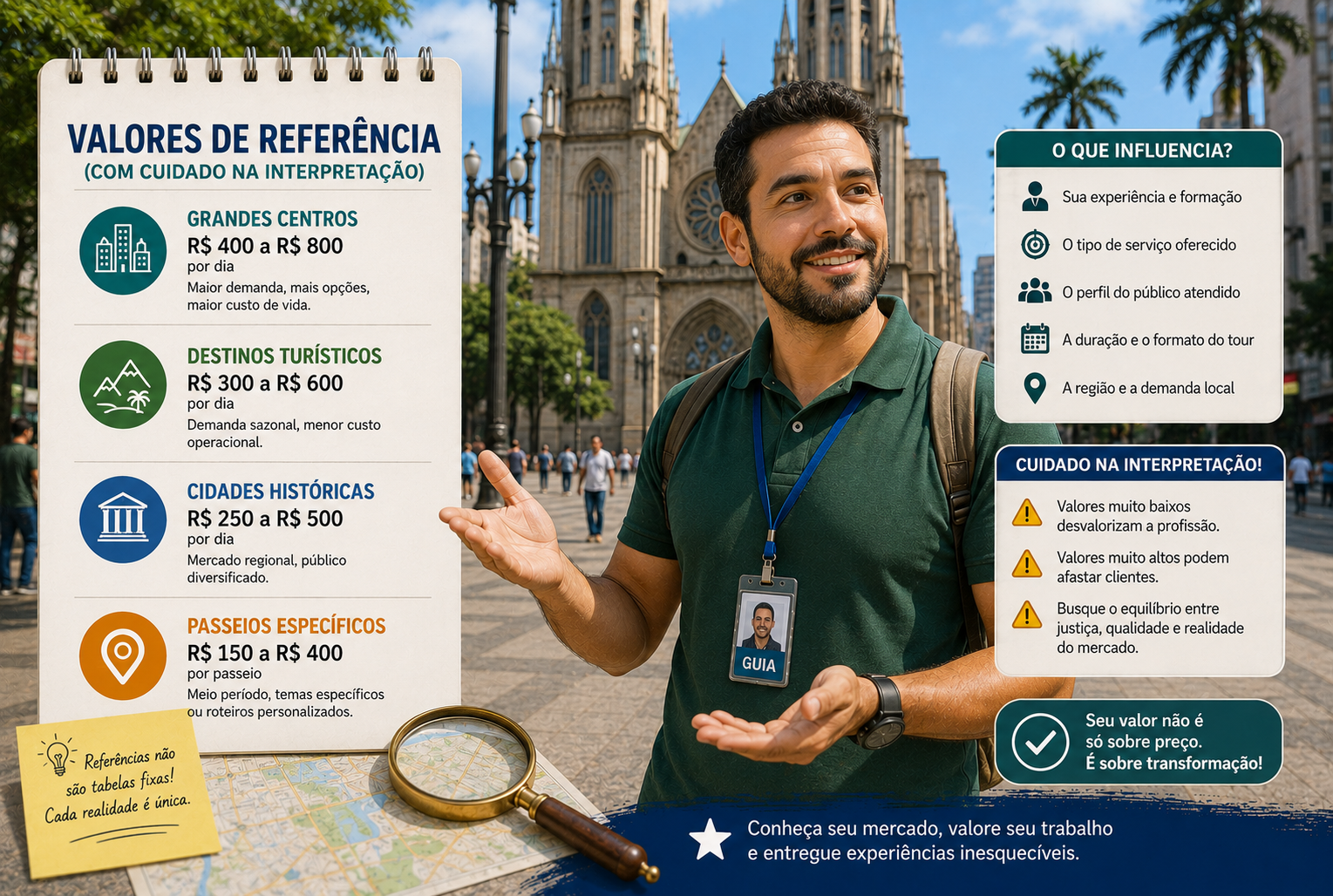 Guia de Turismo Valores de Referência